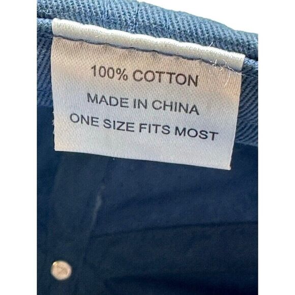 BMW Mens Pro Am Baseball Cap Hat Blue Logo Strapback Embroidered Golf OS - Picture 5 of 7